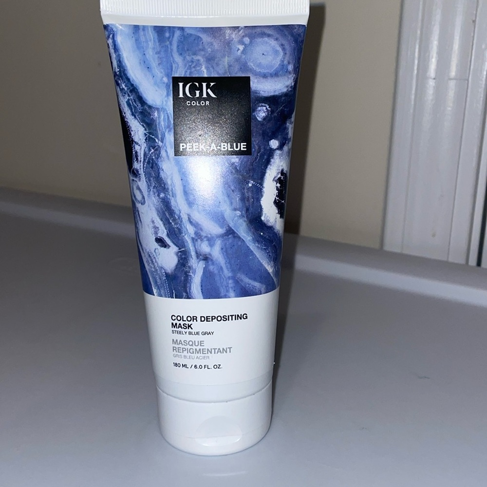 IGK color PEEK -A - BLUE hair mask